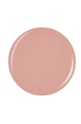 Nude color of a circle nail color Pantone color swatch isolated in white background